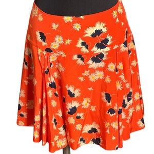 Juicy Couture Floral Orange Skirt